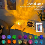 Charger l'image dans la galerie, Lampe de nuit à réflexion d'eau dynamique

