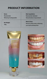 Charger l'image dans la galerie, Crystaloxy™️Niacinamide Triple Whitening Toothpaste (Pack Of 2)
